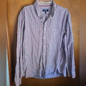 🌟 4/$20 G H Bass and Co Plaid Button Down Shirt